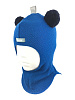 1402/ Шлем-шапка Мишка синий