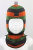 2205/ Шлем-шапка Балаклава оранжевый, зеленый, антрацитовый