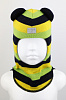 2202/ Шлем-шапка Мишка желтый, зеленый, черный