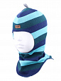 1705/ Шлем-шапка Балаклава темно-синий, темно-зеленый, аквамариновый
