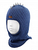 1615/ Шлем-шапка Дино темно-синий, лазурный, сумеречный