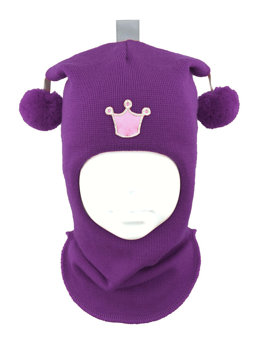 1401/ Шлем-шапка Принцесса темно-фиолетовый