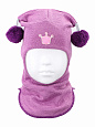1530/ Шлем-шапка Принцесса розовый-лиловый, фиолетовый