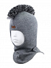 1510/ Шлем-шапка Спартанец серый меланж