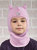 22501/ Шлем-шапка Кошка бледно-розовый, розовый