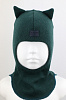 2250/ Шлем-шапка Кот темно-зеленый