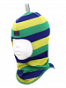 2205/ Шлем-шапка Балаклава горчичный, синий, зеленый
