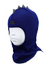 2215/ Шлем-шапка Дино темно-синий, синий, сапфировый